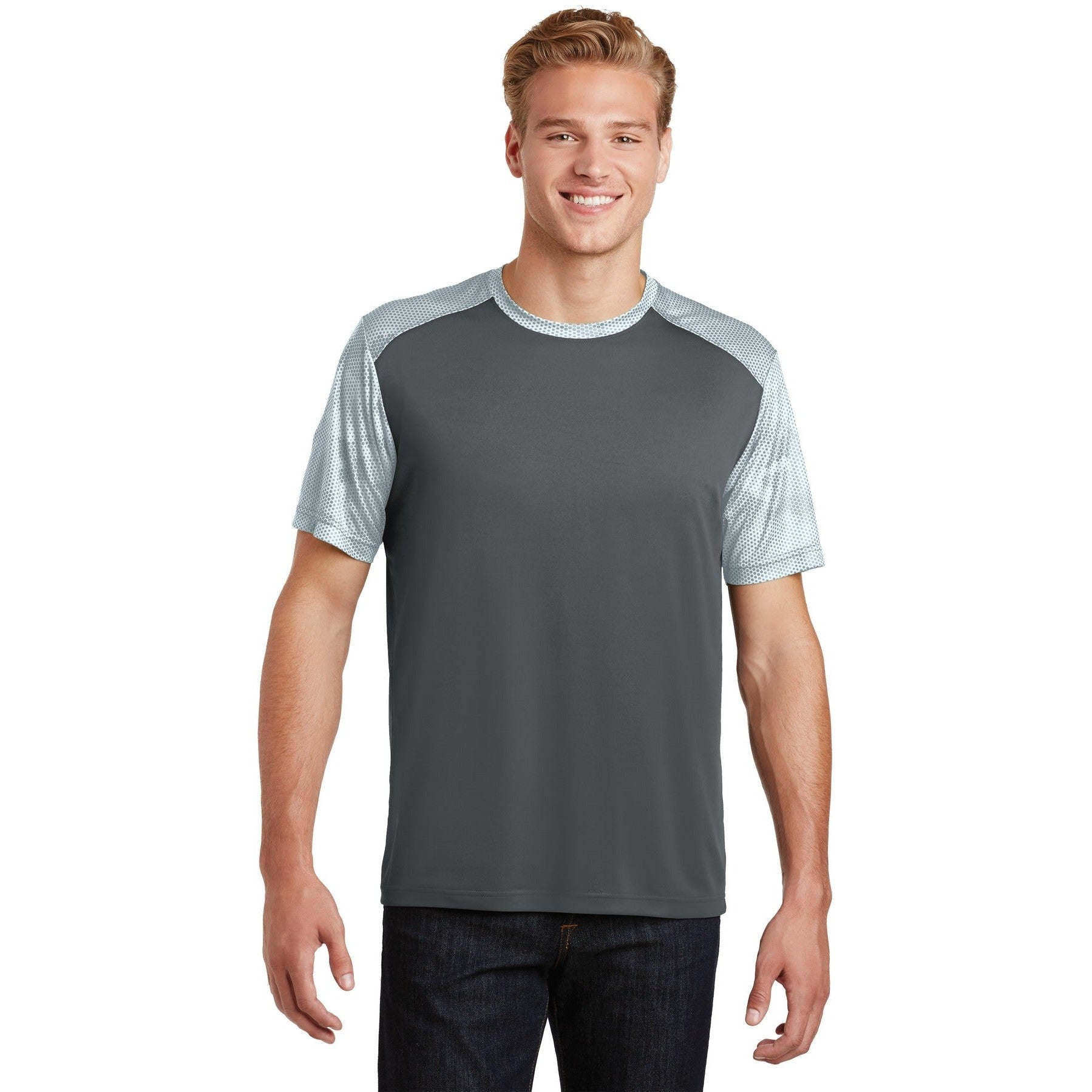 Sport-Tek-Sport-Tek® CamoHex Colorblock Tee. ST371-MedTech-6